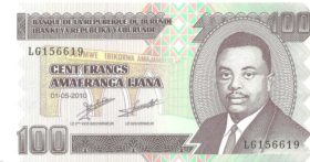 100 франков Республика Бурунди