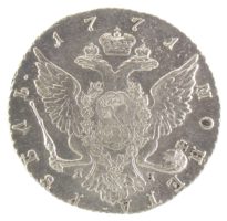1 рубль 1771 г. СПБ-TI-ЯЧ
