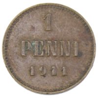 1 пенни 1911 г.