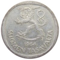 Финляндия. 1 марка 1964 г.