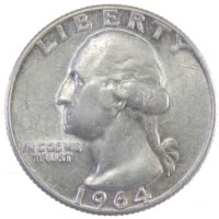 США. 25 центов 1964 г.