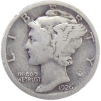 США. 10 центов 1926 г.