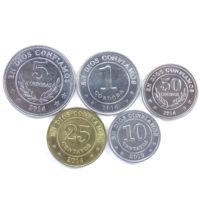 Никарагуа. Набор монет 2012-2014 гг.